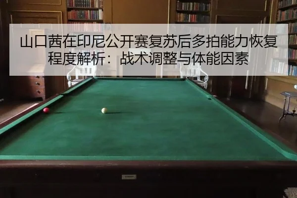 山口茜在印尼公开赛复苏后多拍能力恢复程度解析：战术调整与体能因素